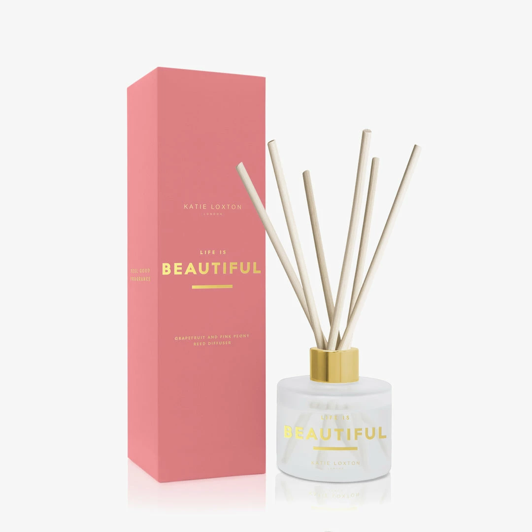 Outlet 👏 Katie Loxton Sentiment Reed Diffuser - Life Is Beautiful Gifts/Grace 🎉 3 Katie Loxton Sentiment Reed Diffuser - Life Is Beautiful Gifts/Grace